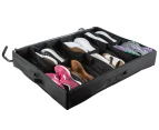 Ortega Home Underbed Shoe Organiser - Black