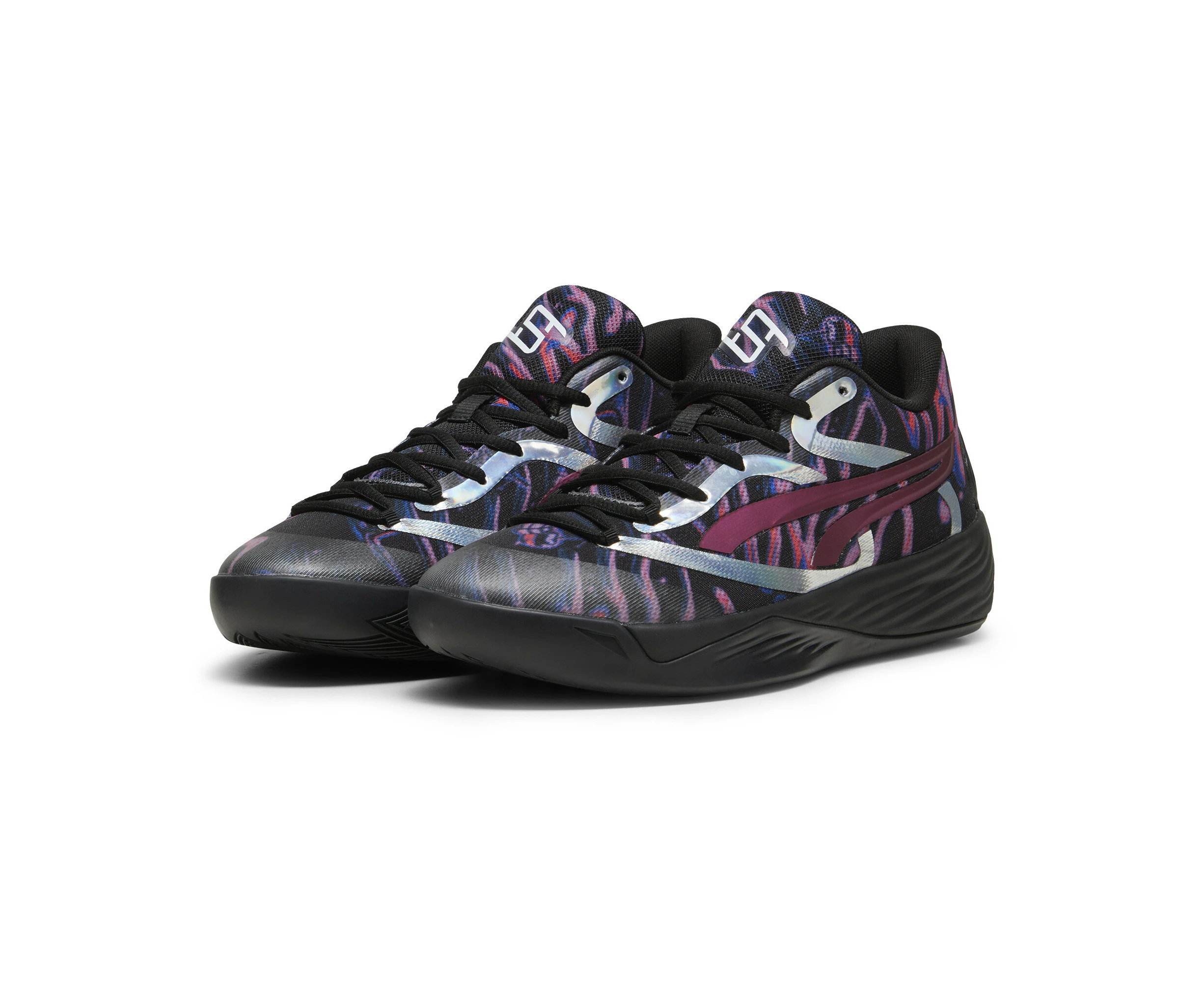 Puma Stewie 2 Cherry on Top Basketball Shoes Women Black