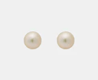 Pandora Treated Freshwater Cultured Pearl Stud Earrings - Silver White