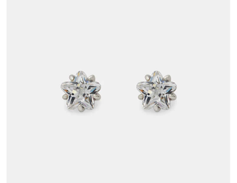 Pandora Celestial Sparkling Star Stud Earrings - Silver