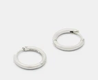 Pandora Moments Charm Hoop Earrings - Silver