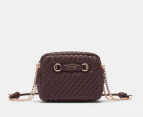 GUESS Francy Camera Crossbody Bag - Aubergine