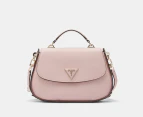 GUESS Eco Jazlynn Top Handle Flap Crossbody Bag - Rose