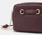 GUESS Francy Camera Crossbody Bag - Aubergine