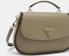 GUESS Eco Jazlynn Top Handle Flap Crossbody Bag - Sage