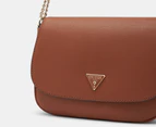 GUESS Fedora Flap Shoulder Bag - Cognac