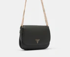 GUESS Fedora Flap Shoulder Bag - Black