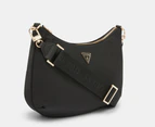 GUESS Eco Gemma Hobo Shoulder Bag - Black