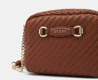 GUESS Francy Camera Crossbody Bag - Cognac