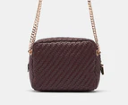 GUESS Francy Camera Crossbody Bag - Aubergine