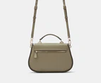 GUESS Eco Jazlynn Top Handle Flap Crossbody Bag - Sage