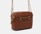 GUESS Francy Camera Crossbody Bag - Cognac