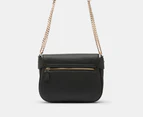 GUESS Fedora Flap Shoulder Bag - Black