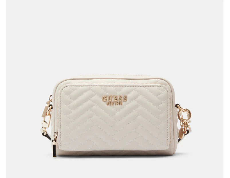 GUESS Anning Camera Crossbody Bag - Stone