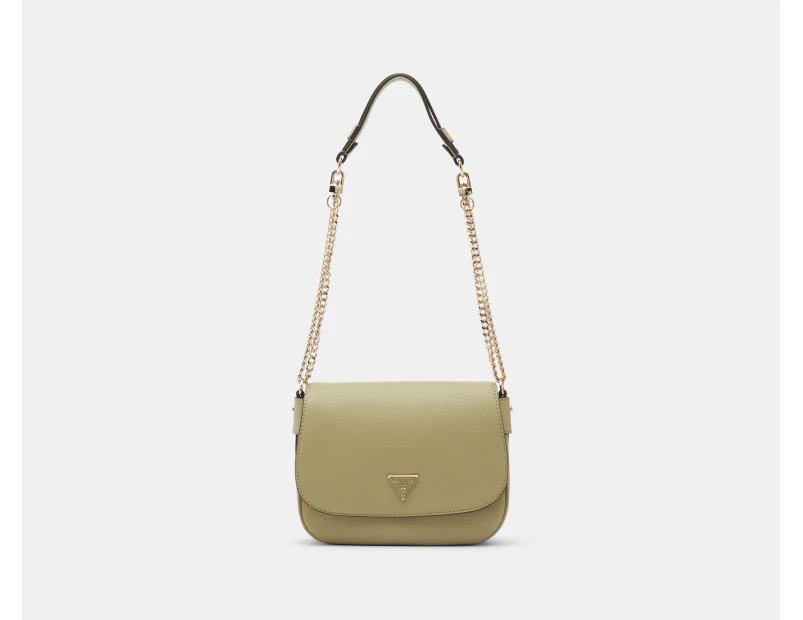 GUESS Fedora Flap Shoulder Bag - Sage