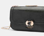 GUESS Orlina Mini Convertible Crossbody Flap Bag - Black