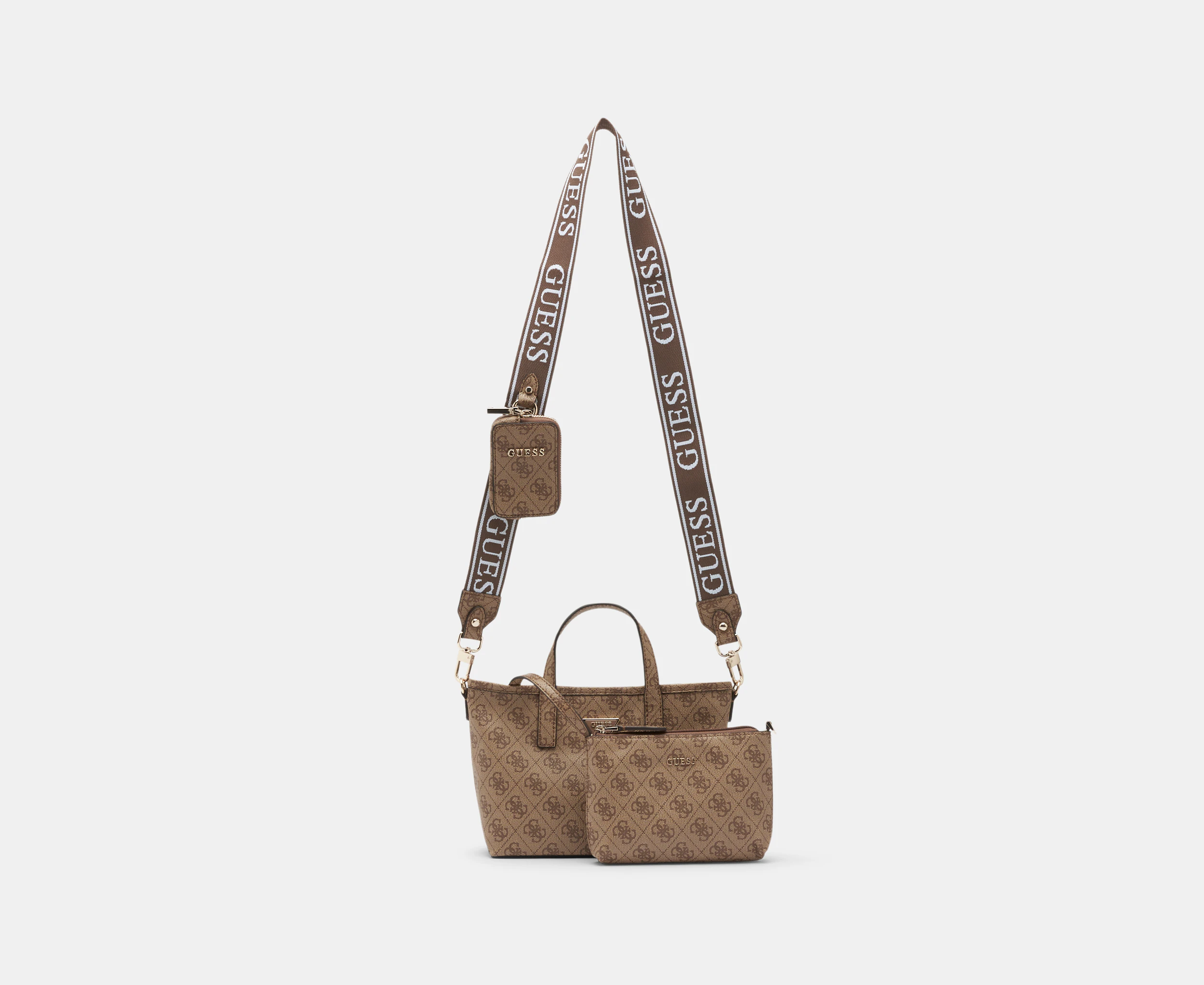 GUESS Latona Mini Tote - Latte Logo