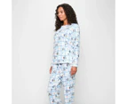 Family Matching Bluey Womens Cosy Knit Pyjama Set