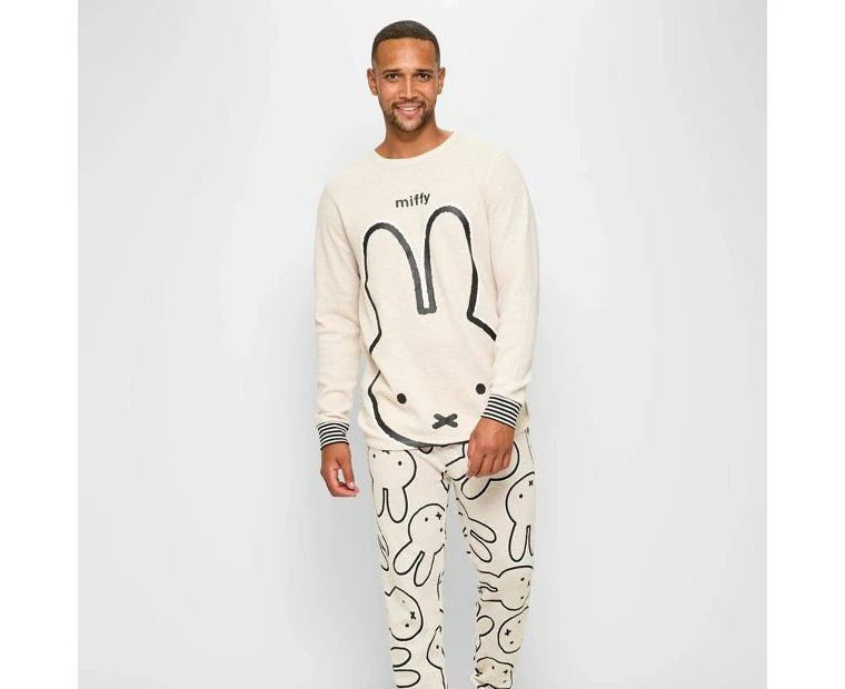 Family Matching Miffy Mens Waffle Pyjama Set