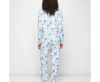 Family Matching Bluey Womens Cosy Knit Pyjama Set