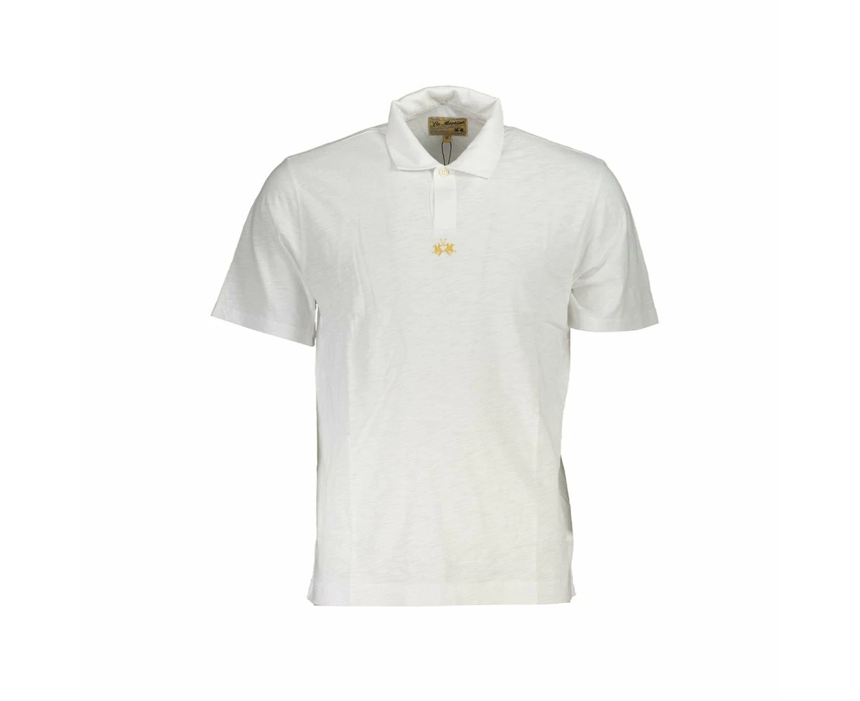 La Martina Pristine Cotton Polo With Chic Embroidery