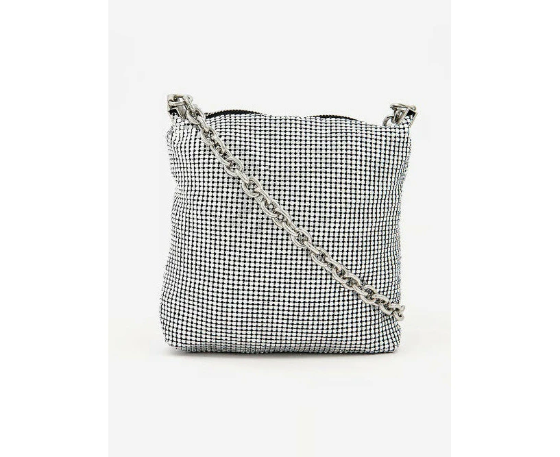 Topshop Metallic Cross Body Bag