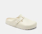 Birkenstock Unisex Boston EVA Regular Fit Clogs - Eggshell