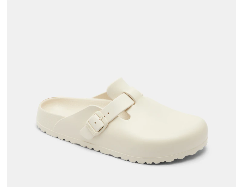 Birkenstock Unisex Boston EVA Regular Fit Clogs - Eggshell