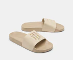 Tommy Hilfiger Women's Logo Pool Slides - Classic Beige