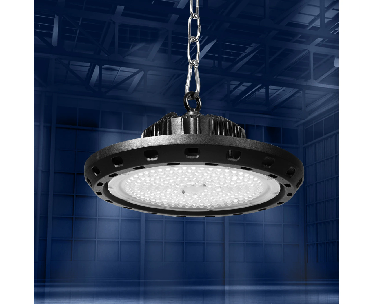 Emitto UFO High Bay LED Lights 100W Workshop Lamp Industrial Shed Warehouse Factory