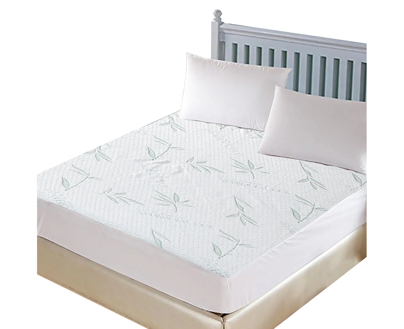 Dreamz King Single Fully Fitted Waterproof Breathable Bamboo Mattress Protector