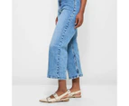 Target Petites Crop Length Wide Leg Denim Jeans - Kelsey