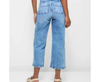 Target Petites Crop Length Wide Leg Denim Jeans - Kelsey