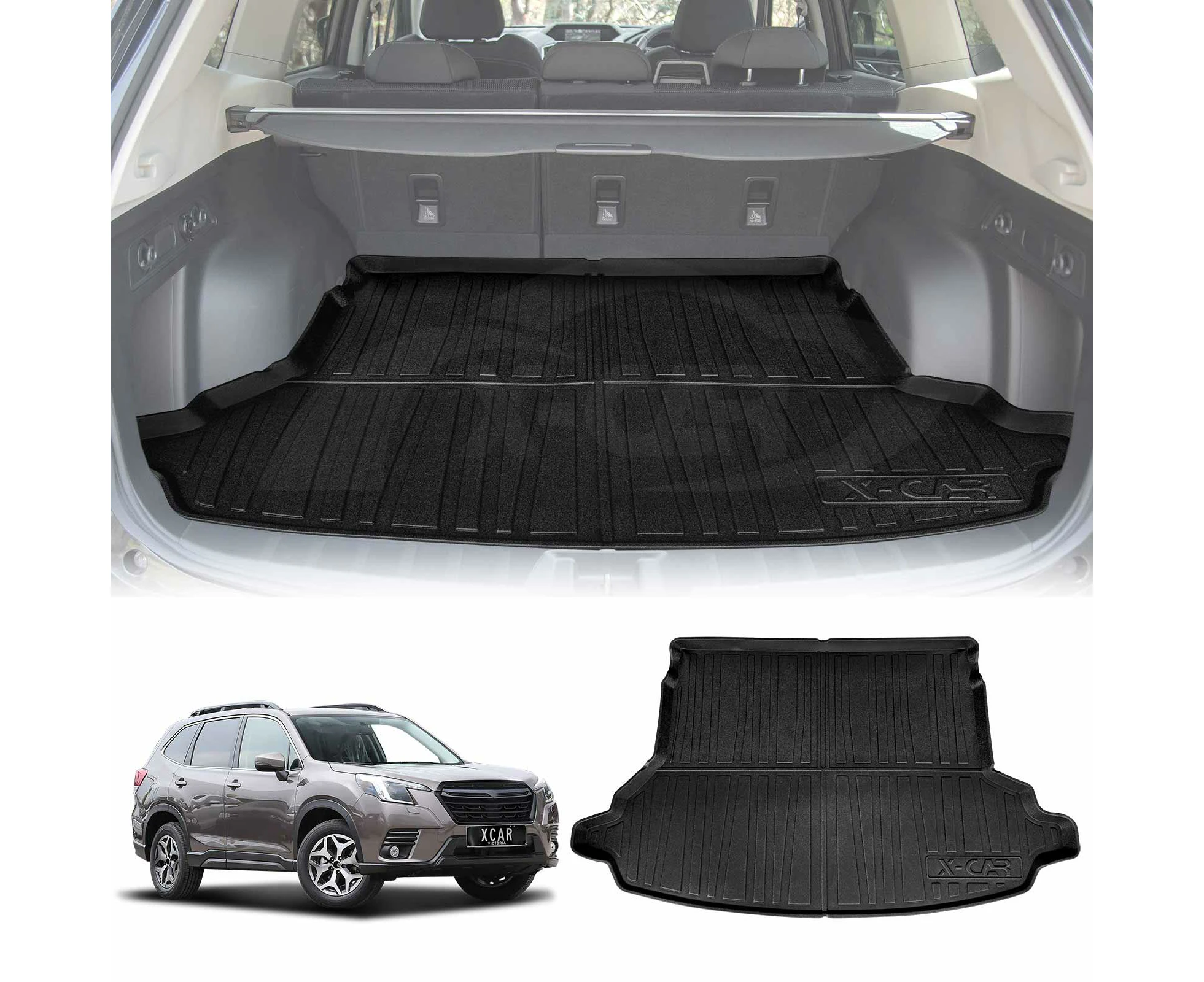 Boot Liner for Subaru Forester 2018-2024 Heavy Duty Cargo Trunk Mat Luggage Tray