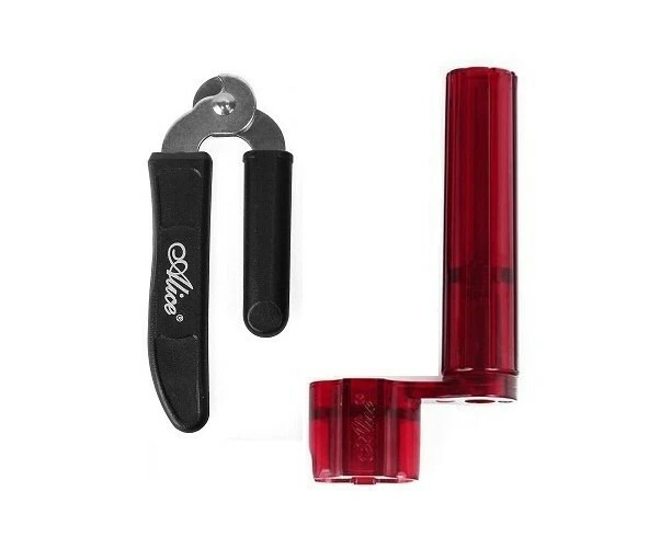 Alice A1009A String Winder Cutter Set - Red Winder - Precise Snipping Tool