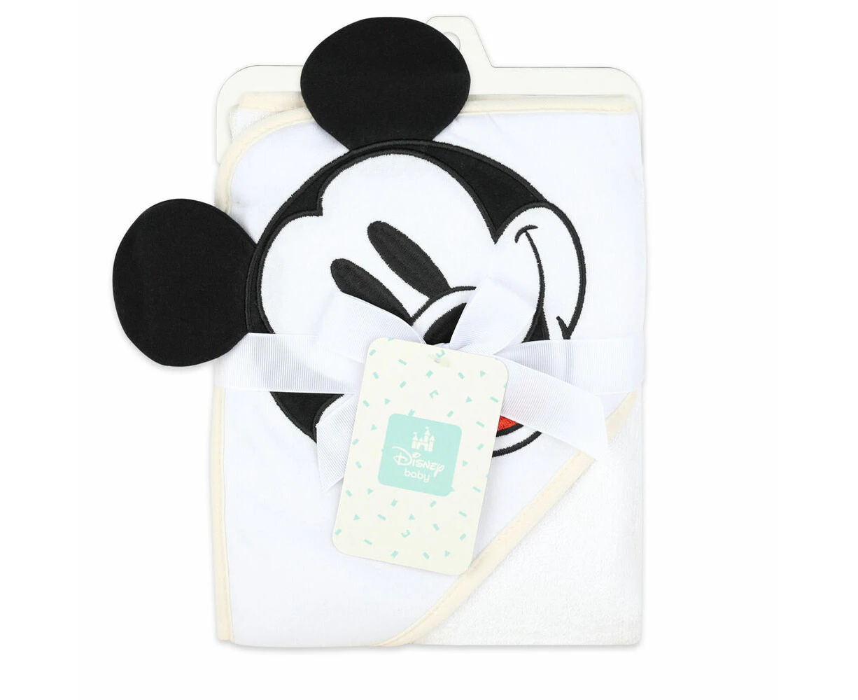 Disney Mickey Baby/Kids/Toddler Cotton Character Hooded Bath Towel 76x76cm