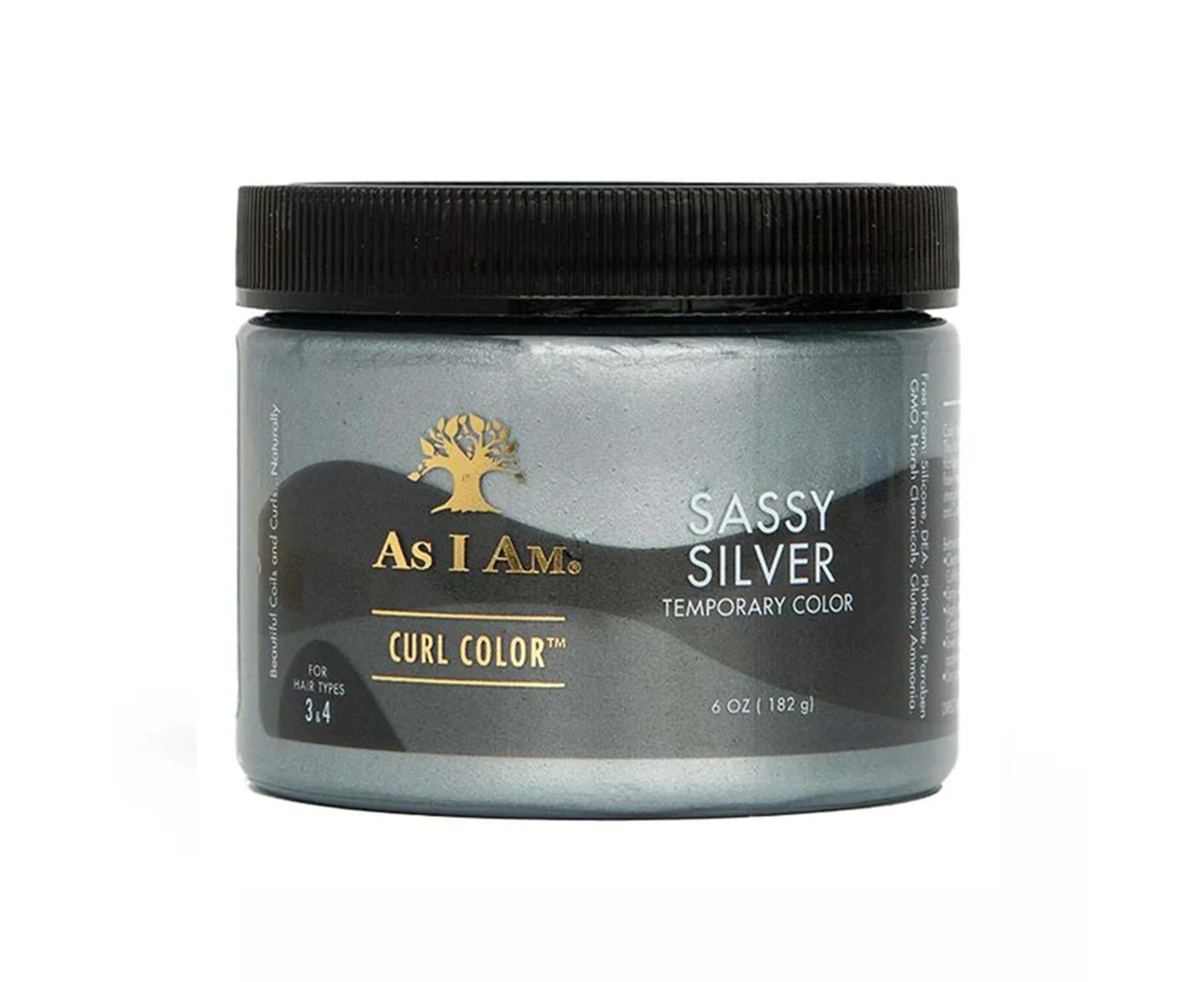 As I Am Curl Color Temporary Color Gel Damage Free Sassy Silver 182g(6oz)