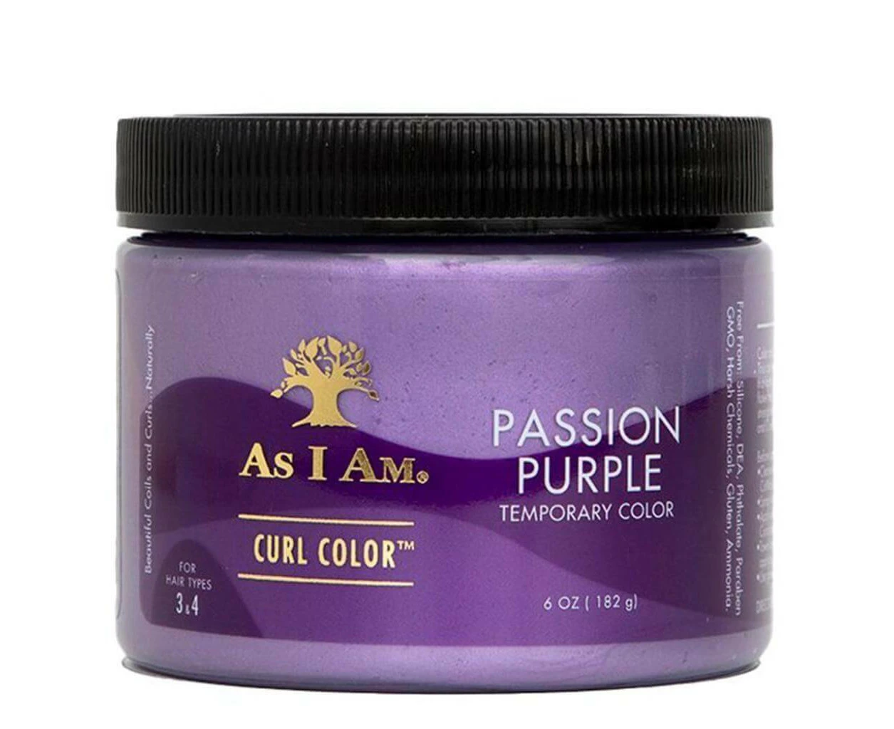 As I Am Curl Color Temporary Color Gel Damage Free Passion Purple 182g(6oz)