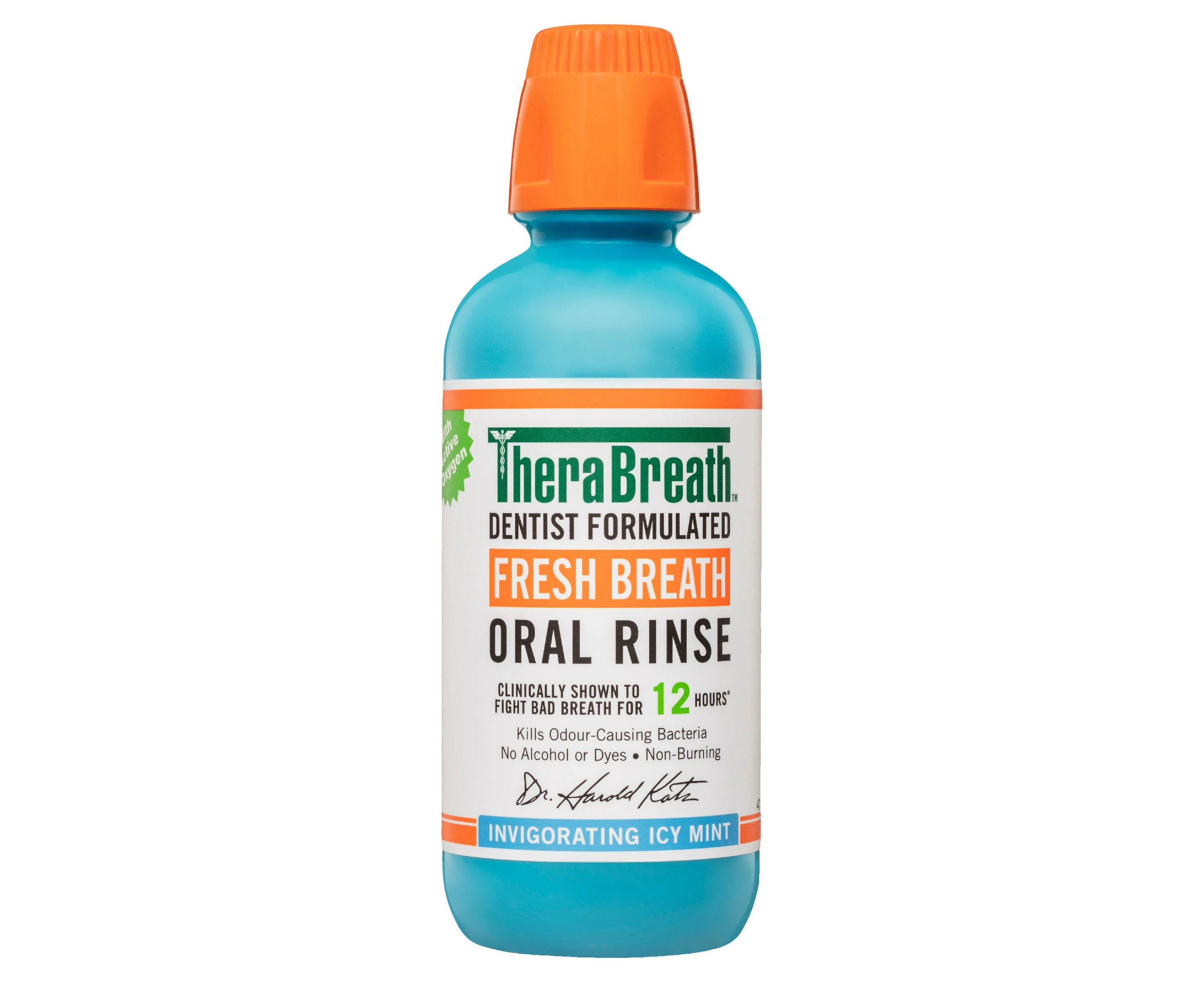 Therabreath Oral Rinse Icy Mint 473Ml