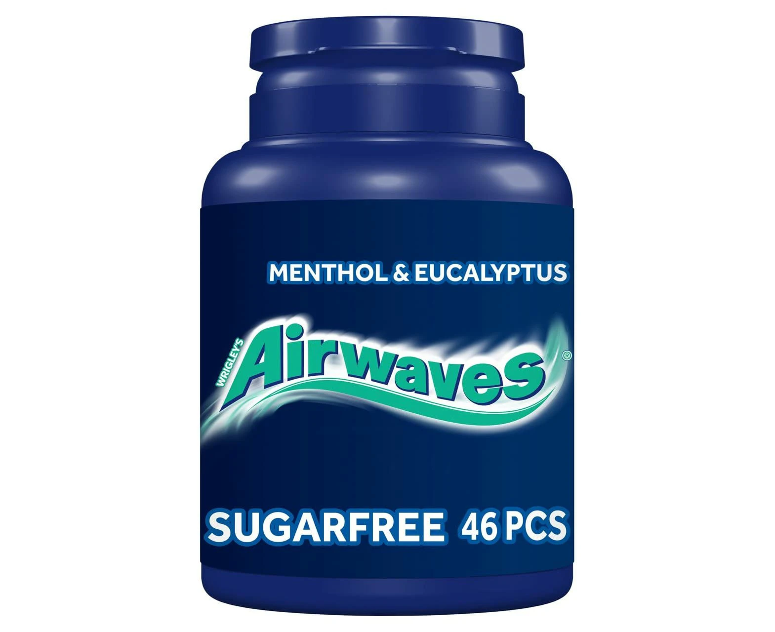 Wrigleys Airwaves Chewing Gum Menthol and Eucalyptus Bottle