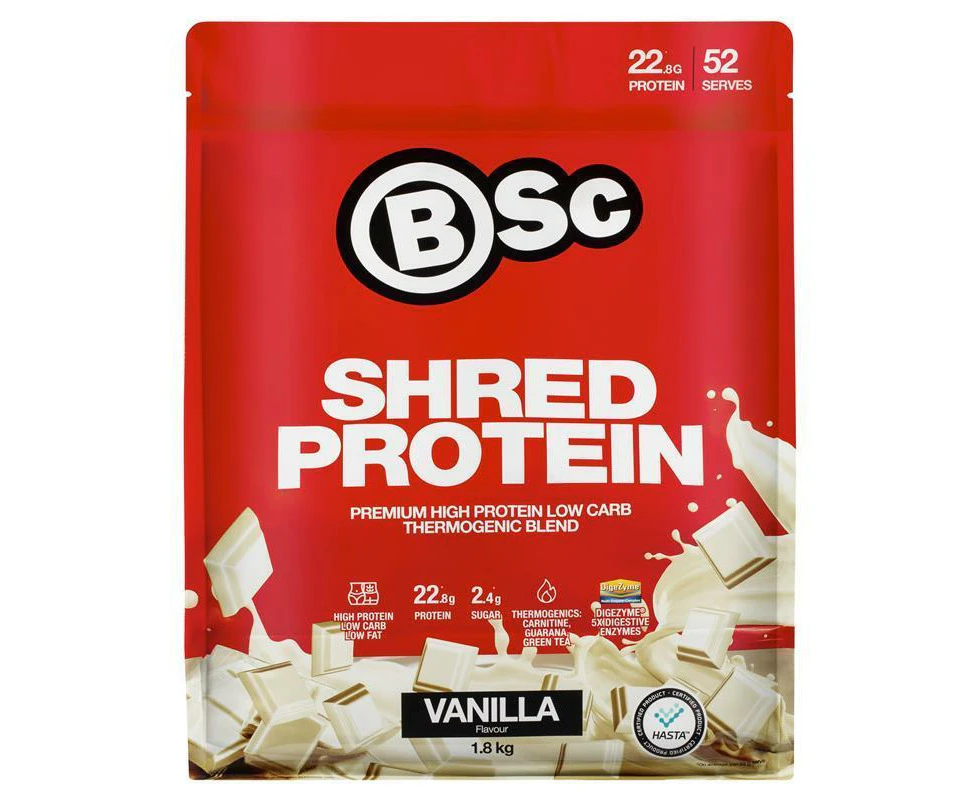 Bsc Shred Protein Vanilla 1.8kg