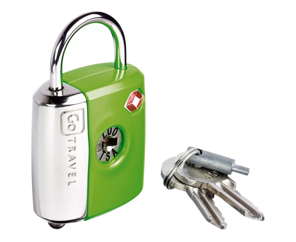 Go Travel TSA Dual Combination Key Luggage/Suitcase Security Padlock Assorted