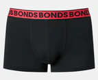 Bonds Men's Everyday Classic Trunks 3-Pack - Watermelon Sherbet/Black/White/Electric Sun