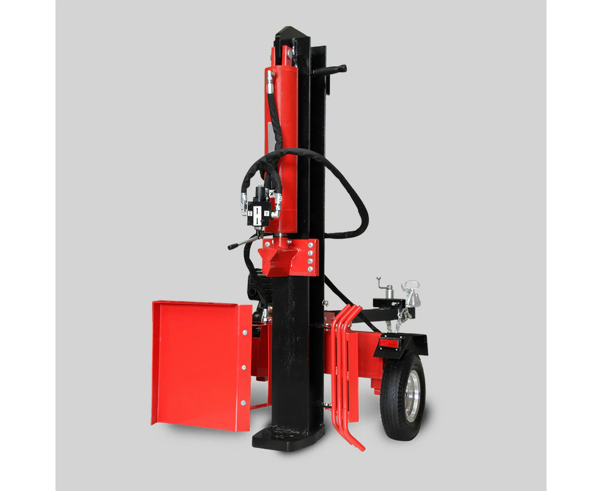 BBT 40/65 Ton Hydraulic Diesel Wood Log splitter with 10hp BBT electric start engine - 2yrw