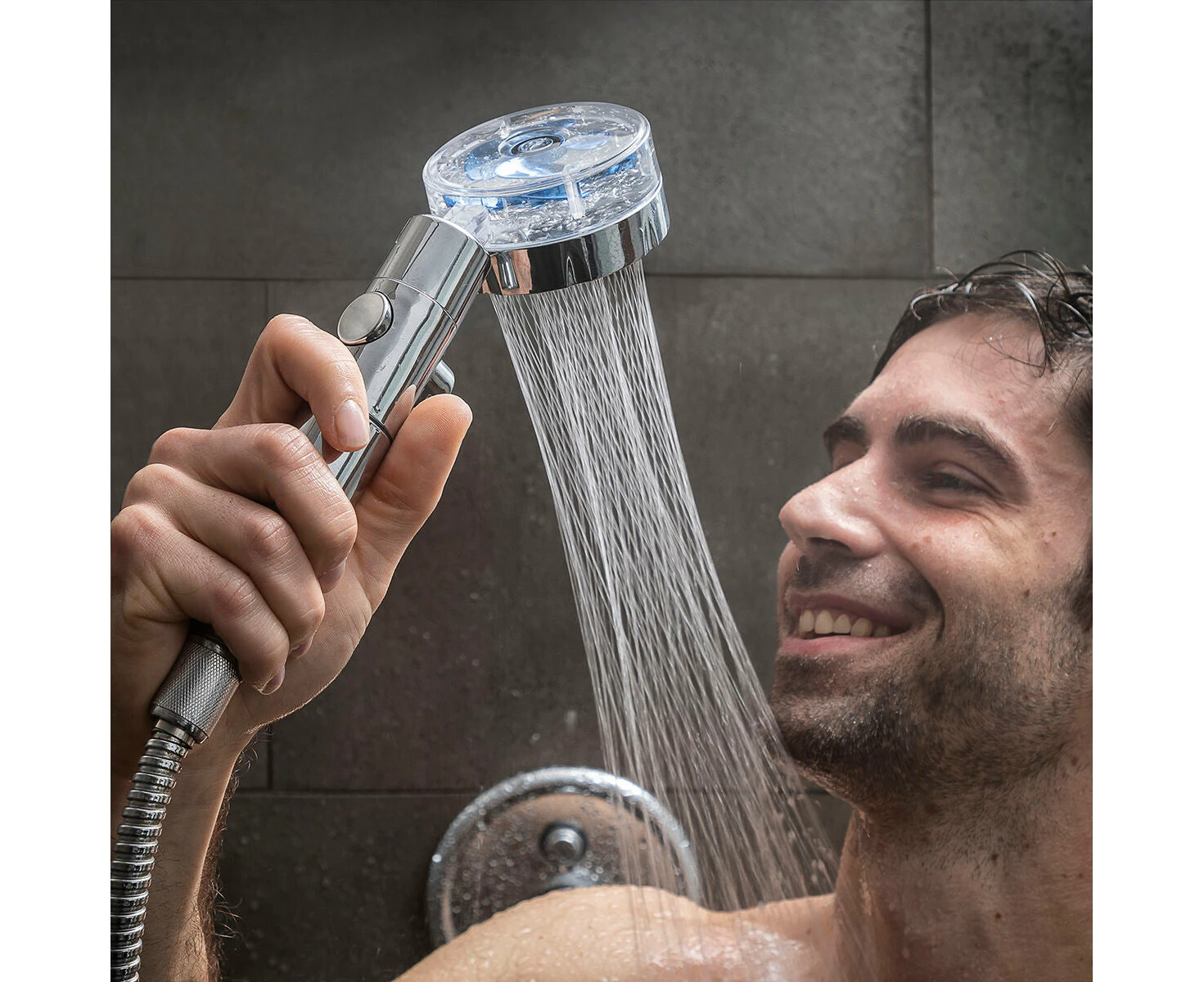 Eco-shower With Pressure Propeller And Purifying Filter Heliwer Innovagoods