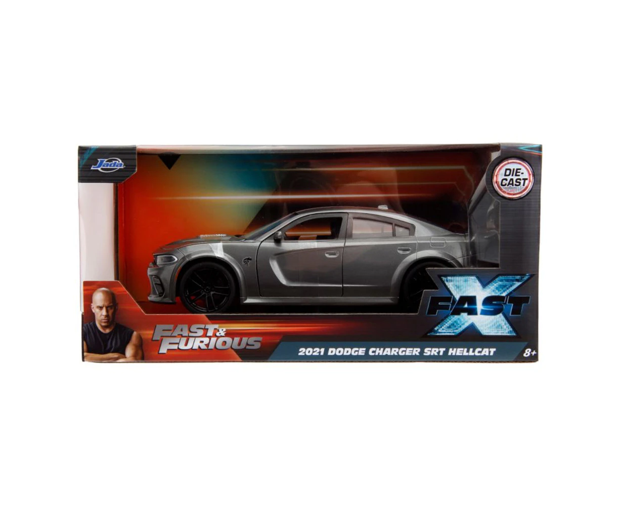 Fast and Furious 10 2021 Dodge Charger SRT Hellcat 1:24 Diecast Car