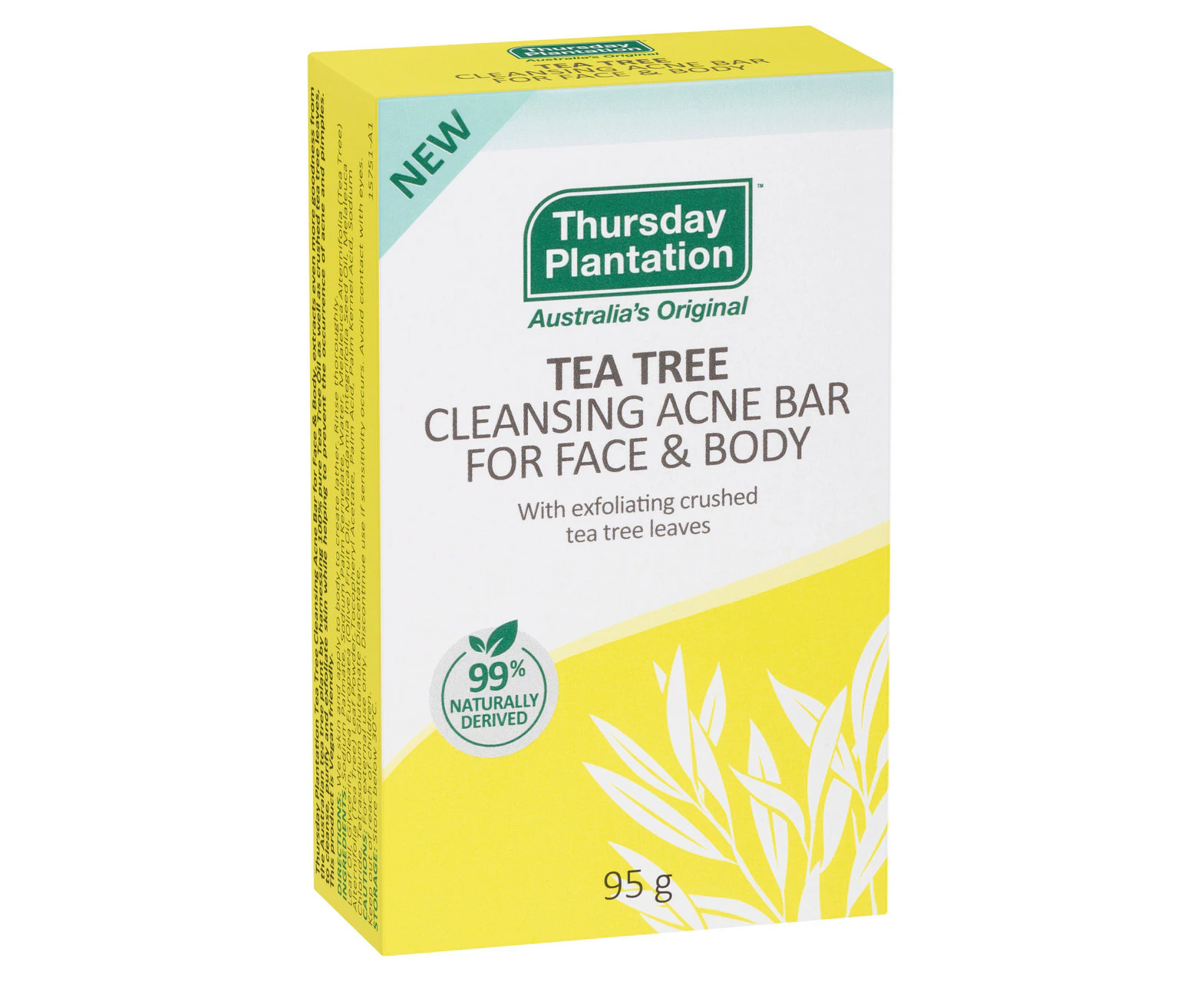 Thursday Plantation Cleansing Bar for Face & Body 95g