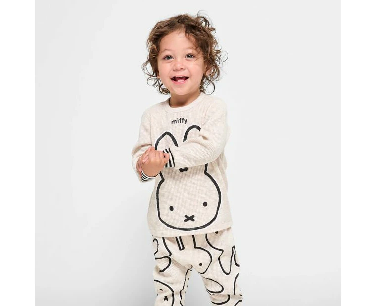 Family Matching Miffy Baby Unisex Waffle Pyjama Set