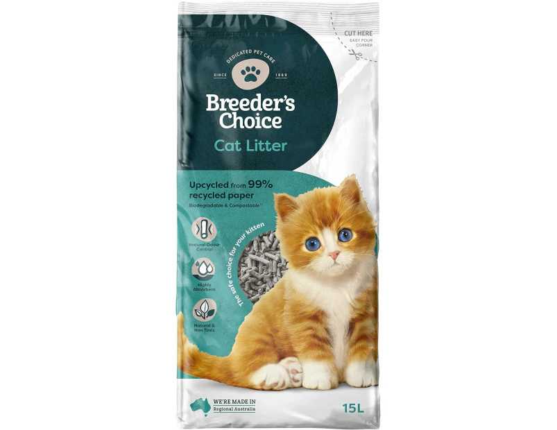 Breeders Choice Cat Litter 15L