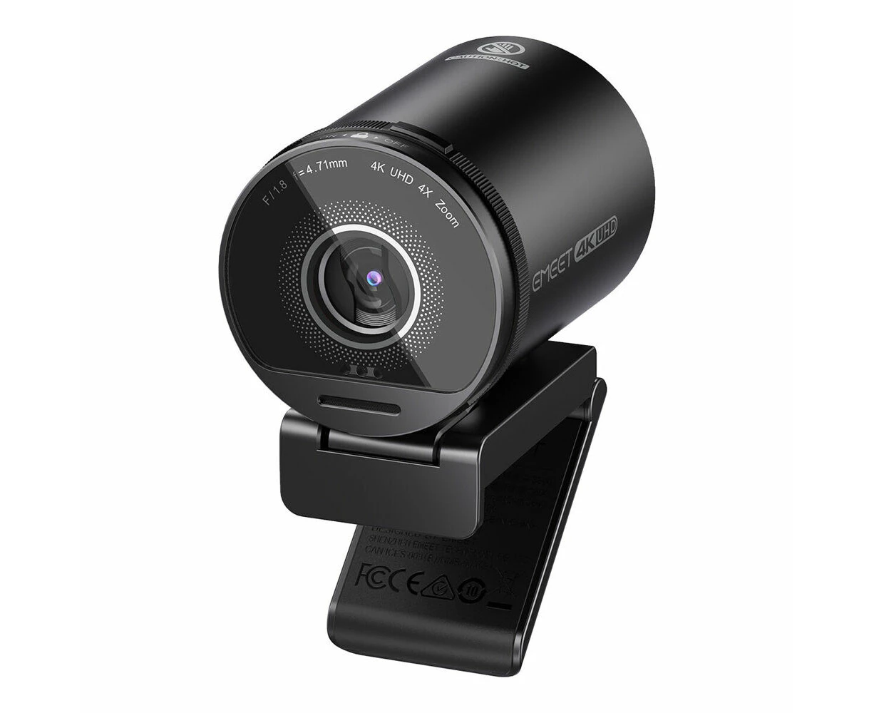 eMeet Desktop/Computer SmartCam S800 UHD 4K Autofocus Live Streaming Webcam